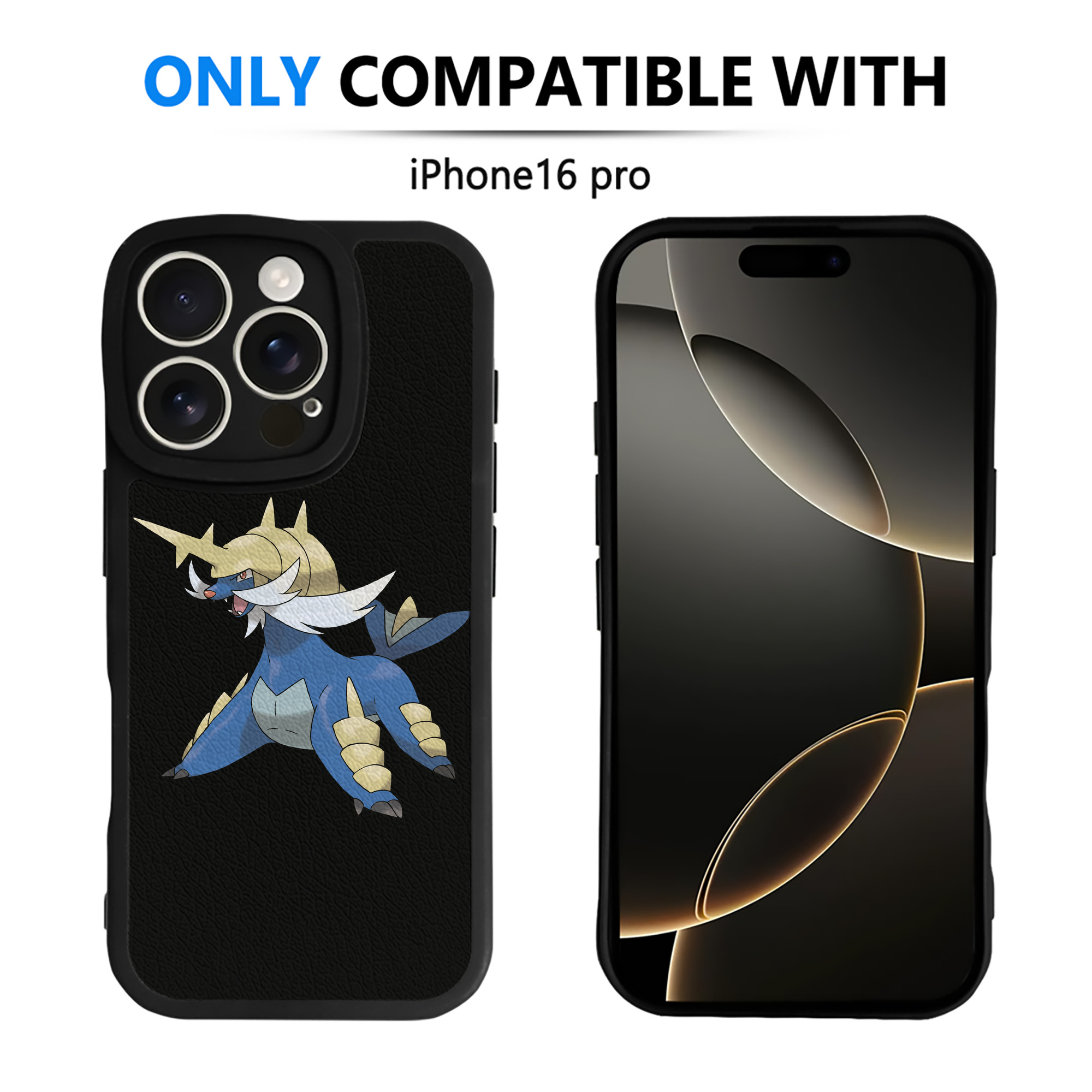 （画像用） ポケットモンスター Pokémon 【iPhone 16シリーズ対応】シリコンスマホケース（レザー調） 材質：シリコン